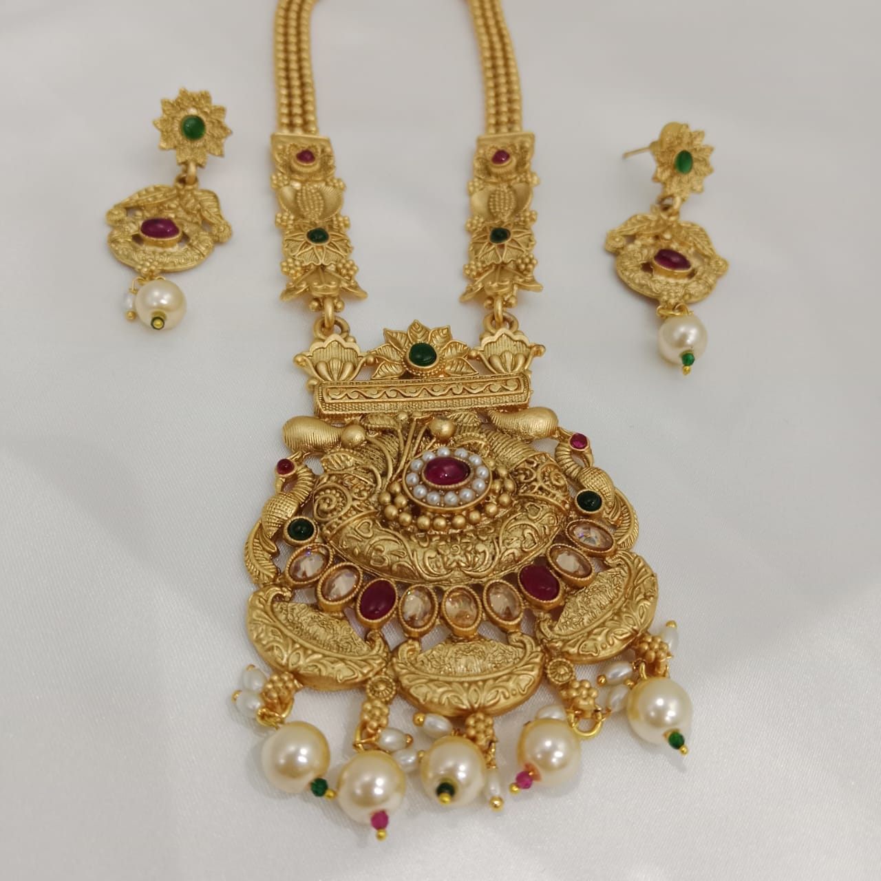 Indian Rajwadi Necklace Set