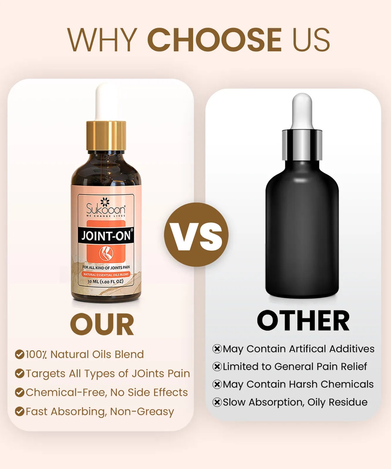 Oil For Joints, Knee & Back Pain